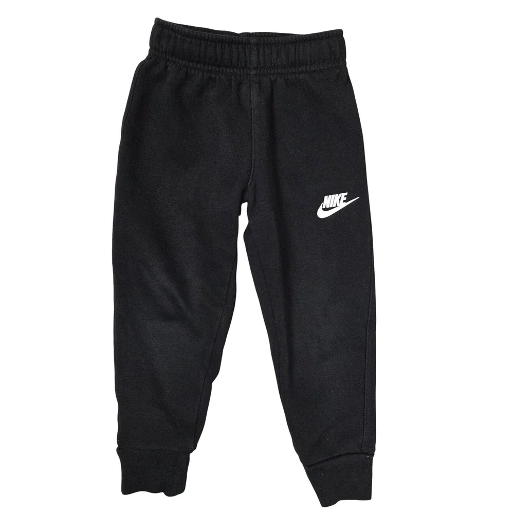 Nike‎ Sweatpants Toddler 4T Black Good Fleece Joggers